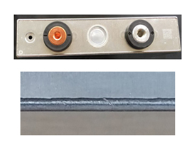 电芯顶盖激光焊接